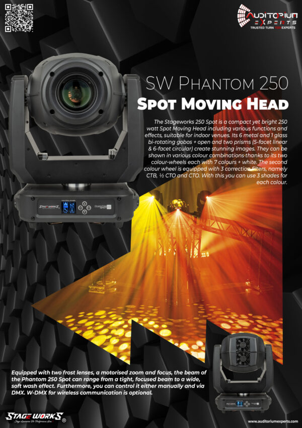 SW PHANTOM 250 SPOT MOVING HEAD