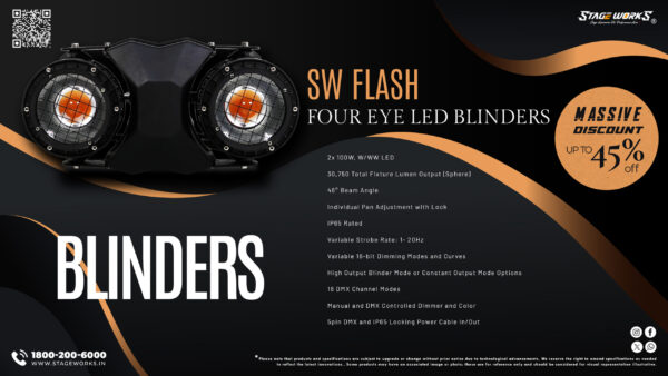 SW FLASH 4 EYE LED BLINDER