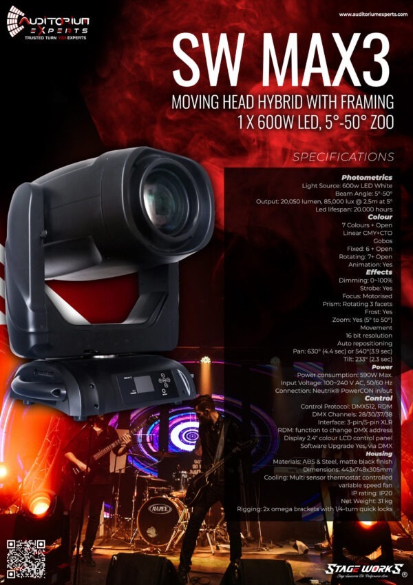 SW MAX3 MOVING HEAD