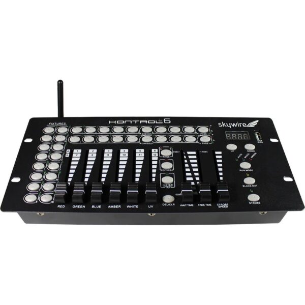 Blizzard 12 Channel DMX Controller with Built In 2.4 Ghz Wireless DMX Transmitter