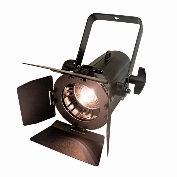 60w Cool White (5,600K) LED Mini Fresnel Black Finish