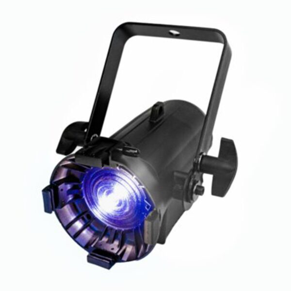 60w RGBW (W=3,200K) LED Mini Fresnel Black Finish - Image 2