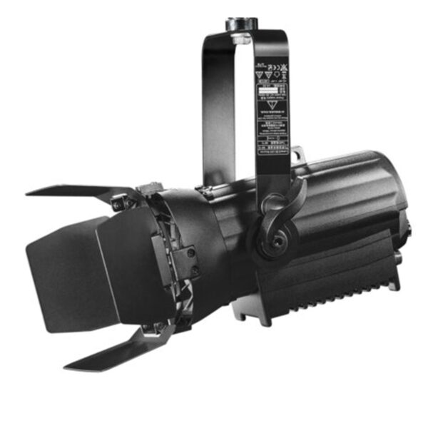 60w RGBW (W=3,200K) LED Mini Fresnel Black Finish - Image 4