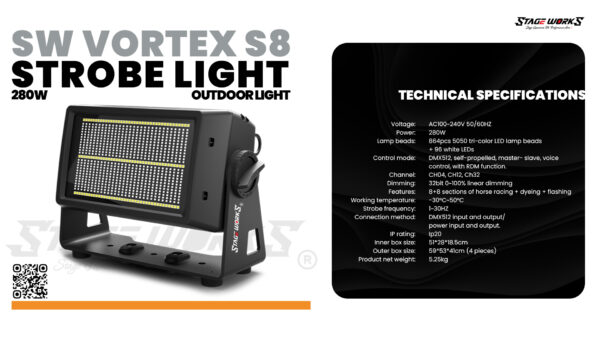 SW VORTEX S8 STROBELIGHT