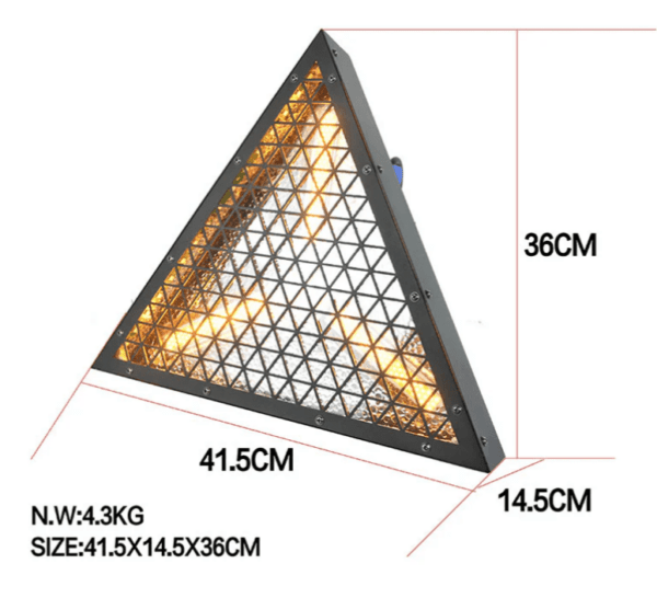 Stage Works 3x70W Triangle LED Retro Light - Image 2