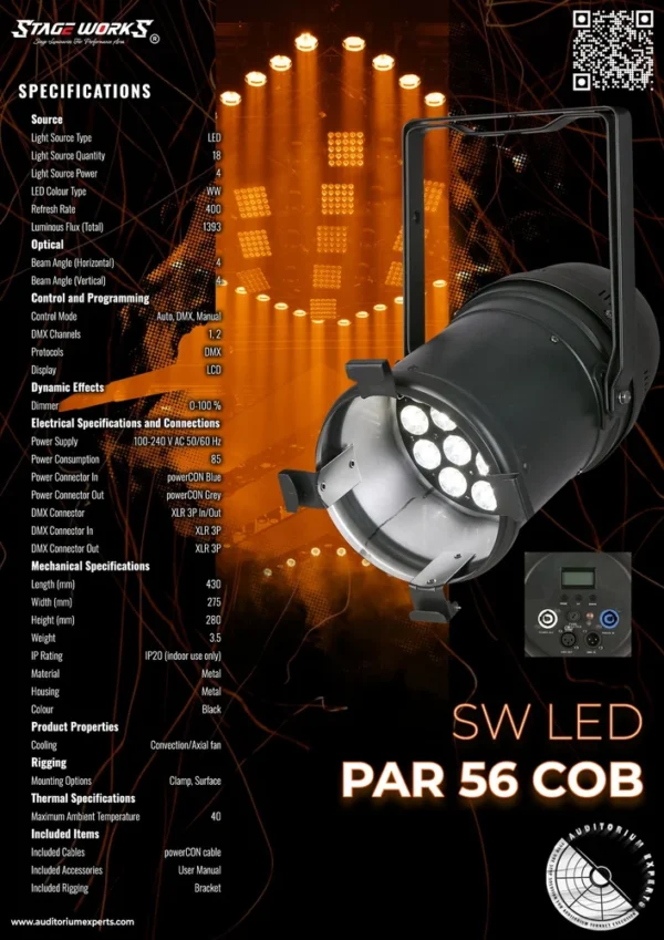 LED PAR 56 COB RGBW - Image 2